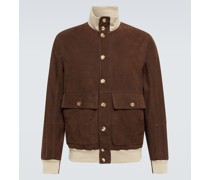 Brunello Cucinelli Jacke aus Veloursleder