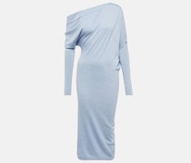 Tom Ford Midikleid aus Kaschmir und Seide