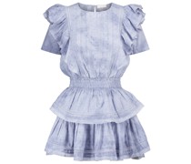 LoveShackFancy Minikleid Natasha aus Denim
