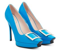 Roger Vivier Plateau-Pumps Belle Vivier aus Lackleder