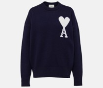 Ami Paris Pullover Ami de Cour aus Schurwolle