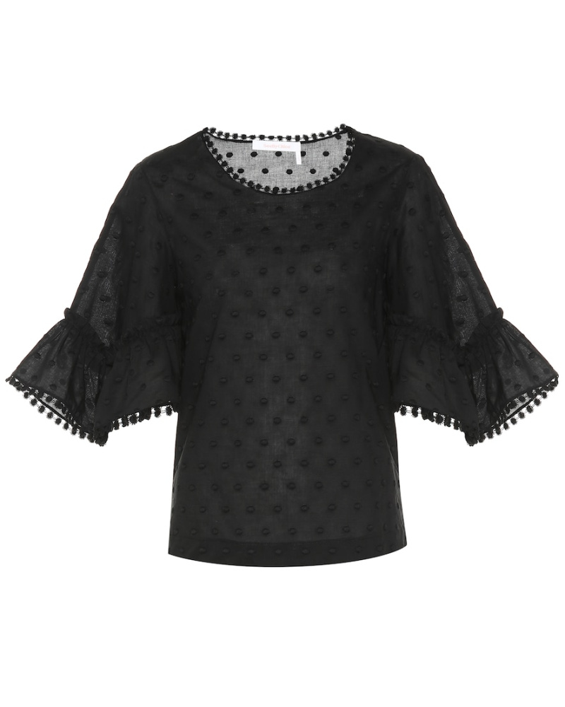 See by Chloé Damen See By Chloe Top aus Baumwolle