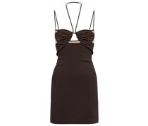Nensi Dojaka Minikleid mit Neckholder und Cut-outs