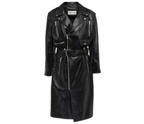 Saint Laurent Mantel aus Leder