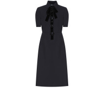 Midikleid aus Schurwolle