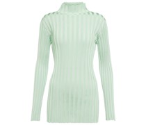 Jil Sander Pullover aus Rippstrick