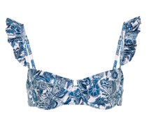 Bedrucktes Bikini-Oberteil Kiwi
