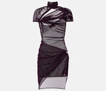 Minikleid aus Mesh