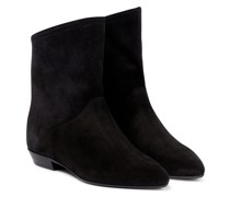 Ankle Boots Solvan aus Veloursleder