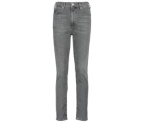 High-Rise Slim Cropped Jeans Olivia