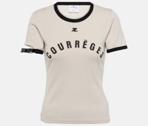 Courreges T-Shirt aus Baumwoll-Jersey