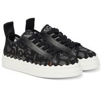 Chloe Sneakers Lauren aus Spitze