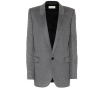 Saint Laurent Blazer aus Kaschmir und Wolle