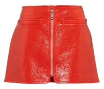 Courreges Minirock aus Lederimitat