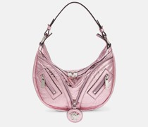 Versace Schultertasche Repeat Mini aus Leder