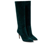 Gianvito Rossi Stiefel Hansen 85 aus Veloursleder
