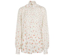 Paco Rabanne Bedruckte Bluse aus Crepe de Chine