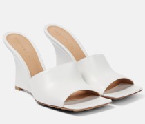 Bottega Veneta Wedge-Pantoletten Stretch aus Leder