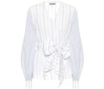 Ganni Bluse aus Baumwolle