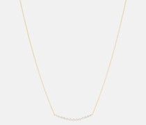 Halskette Crescent aus 18kt Gelbgold mit Diamanten