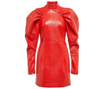 Rotate Birger Christensen Minikleid aus Lederimitat