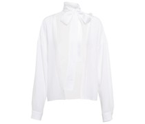 Miu Miu Schluppenbluse aus Sable