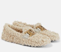 Loafers Gommino aus Shearling