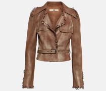 KNWLS Bikerjacke Helix aus Leder