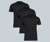 Prada Set aus drei T-Shirts aus Baumwolle