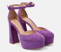 Gianvito Rossi Pumps Vernice aus Veloursleder