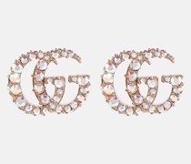 Gucci Ohrringe GG mit Kristallen
