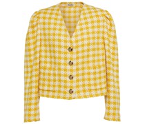 Miu Miu Cropped-Jacke aus Tweed