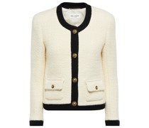 Saint Laurent Jacke aus Boucle