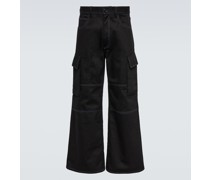 Cargohose aus Gabardine