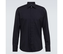Thom Sweeney Hemd aus Wolle und Seide