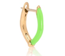 Melissa Kaye Einzelne Creole Cristina Small aus 18kt Gelbgold und Emaille