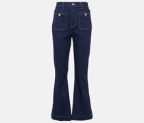 Cropped Flared Jeans Carson