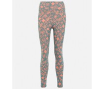 The Upside Bedruckte High-Rise Leggings Jardin