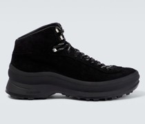 Jil Sander Schnuerstiefel aus Veloursleder