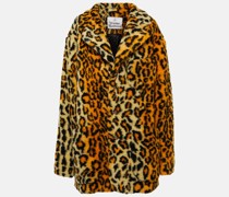 Vivienne Westwood Bedruckter Mantel aus Faux Fur