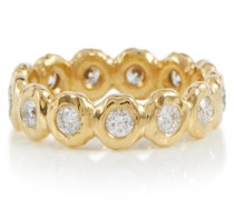 Octavia Elizabeth Ring Nesting Gem aus 18kt Gelbgold mit Diamanten