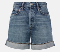 High-Rise Jeansshorts Dame