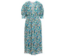 Ganni Bedrucktes Midikleid aus Georgette