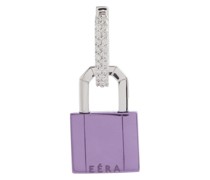 Eera Einzelner Ohrring Lock Small aus 18kt Weissgold mit Diamanten