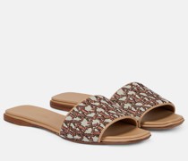 Max Mara Pantoletten Fridac aus Jacquard