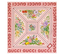 Gucci Bedrucktes Tuch aus Seide
