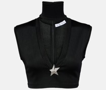 Cropped-Top Star Stud
