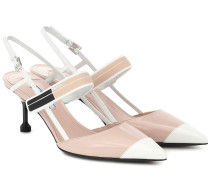 Prada Slingback-Pumps aus Leder