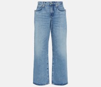 Agolde Low-Rise Straight Jeans Fusion