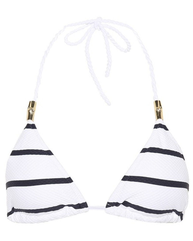 Heidi Klein Damen Heidi Klein Gestreiftes Bikini-Oberteil Core